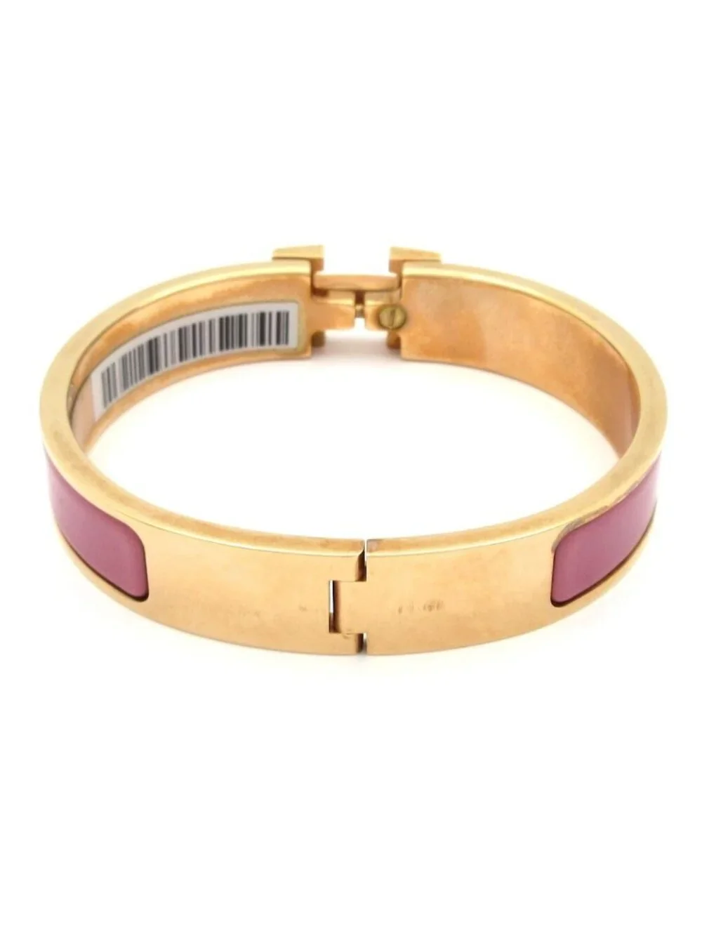 Hermes Bangle Clic Pink Gold Bracelet